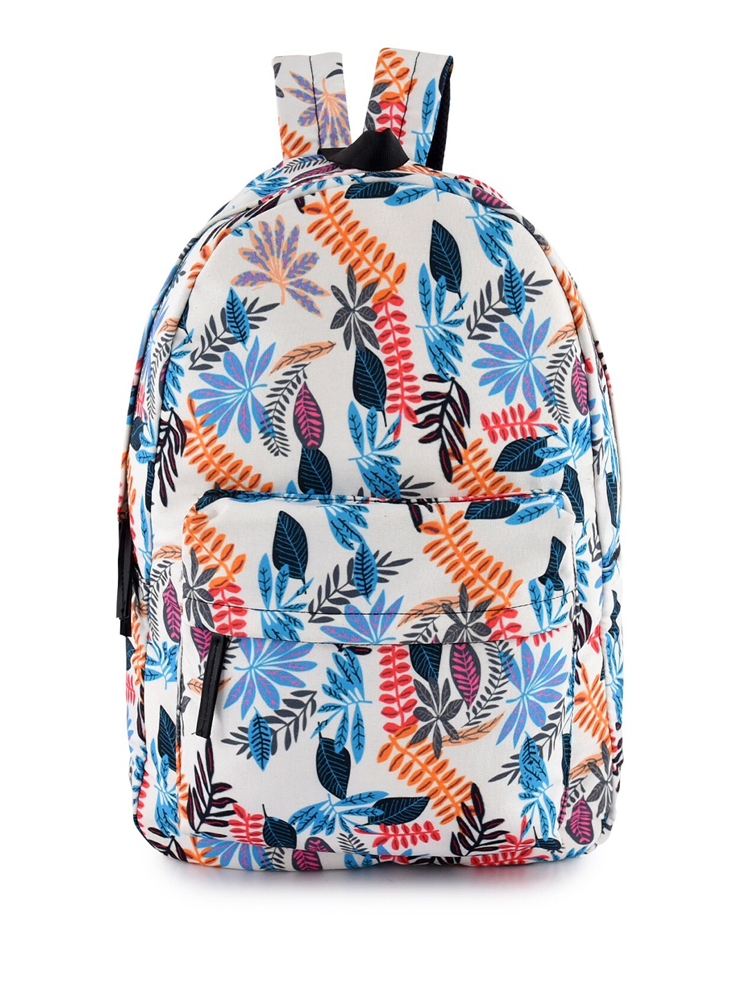 

Sangria White Women Floral Printed Canvas Backpack