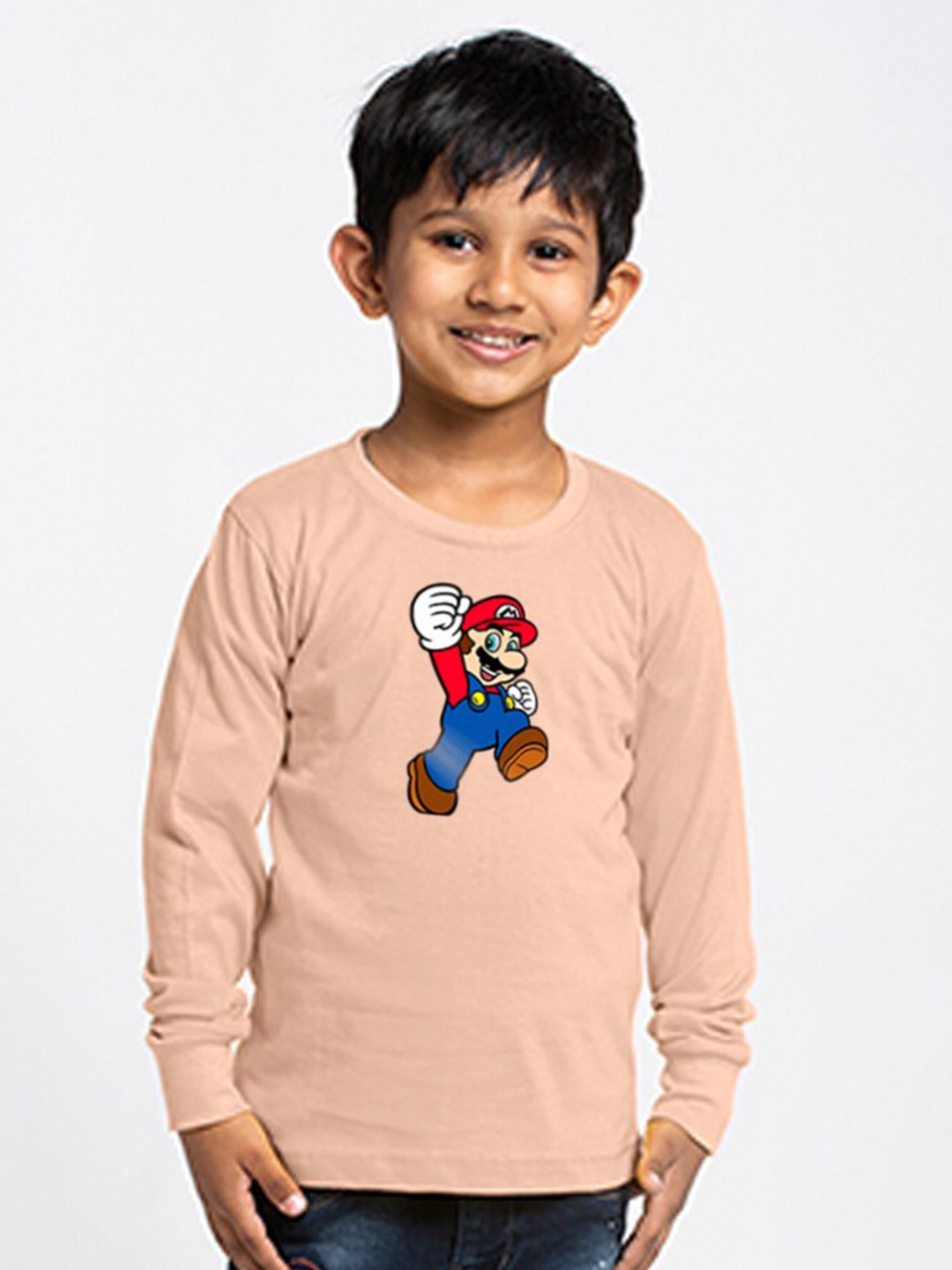 

Friskers Boys Graphic Printed Cotton T-shirt, Coral