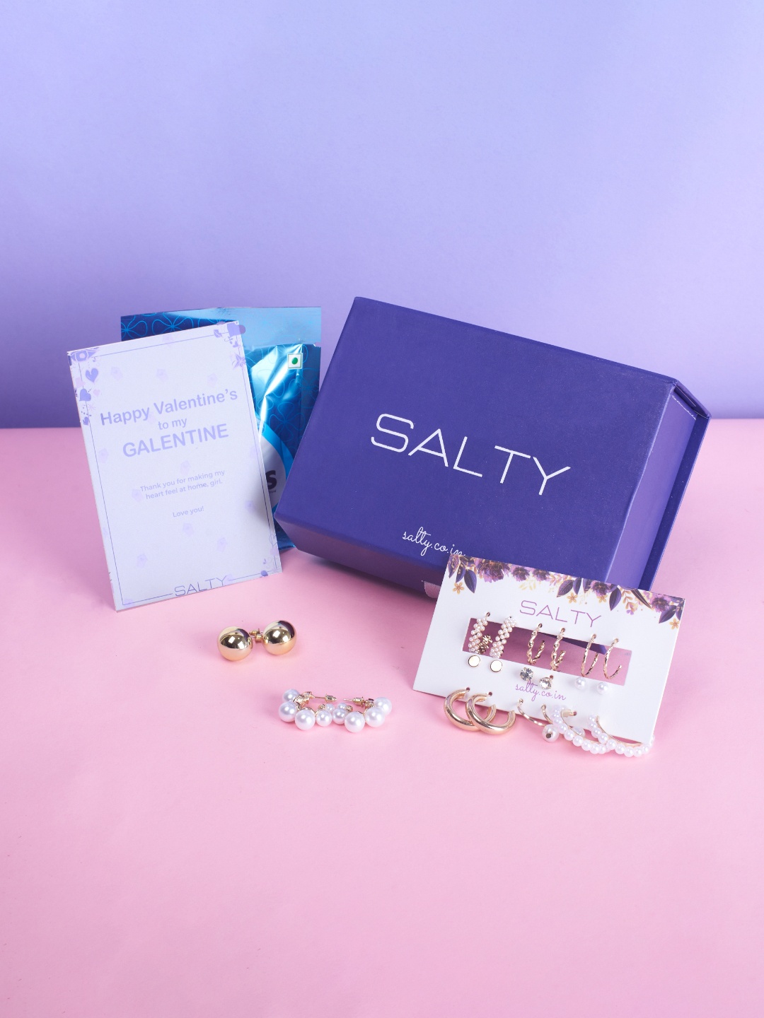 

SALTY Set Of 8 Gold-Plated Circular Hoop Earrings