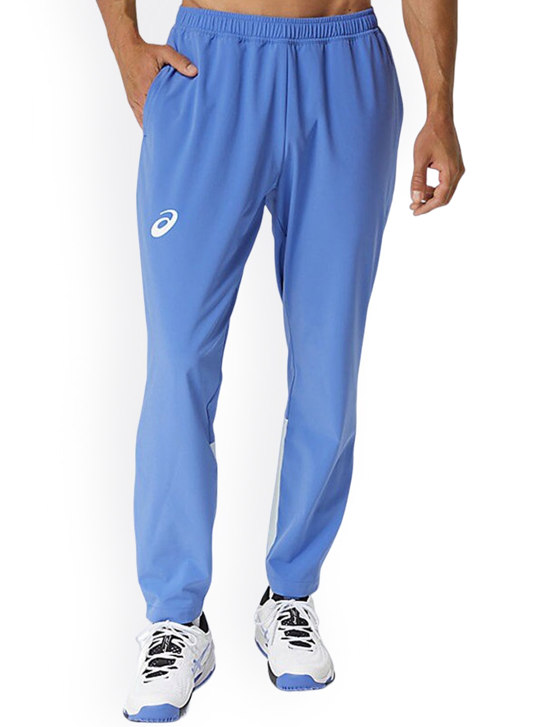 

ASICS Men Match Mid-Rise Track Pants, Blue