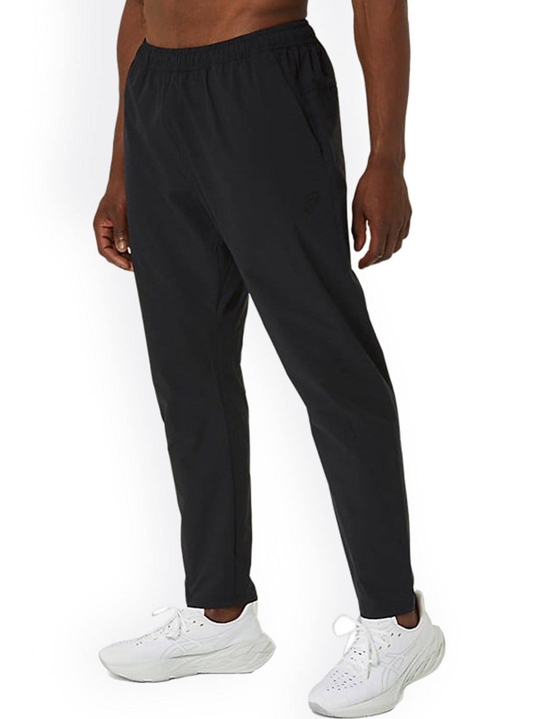 

ASICS Light Weight Woven Men Mid-Rise Sports Track Pants, Black