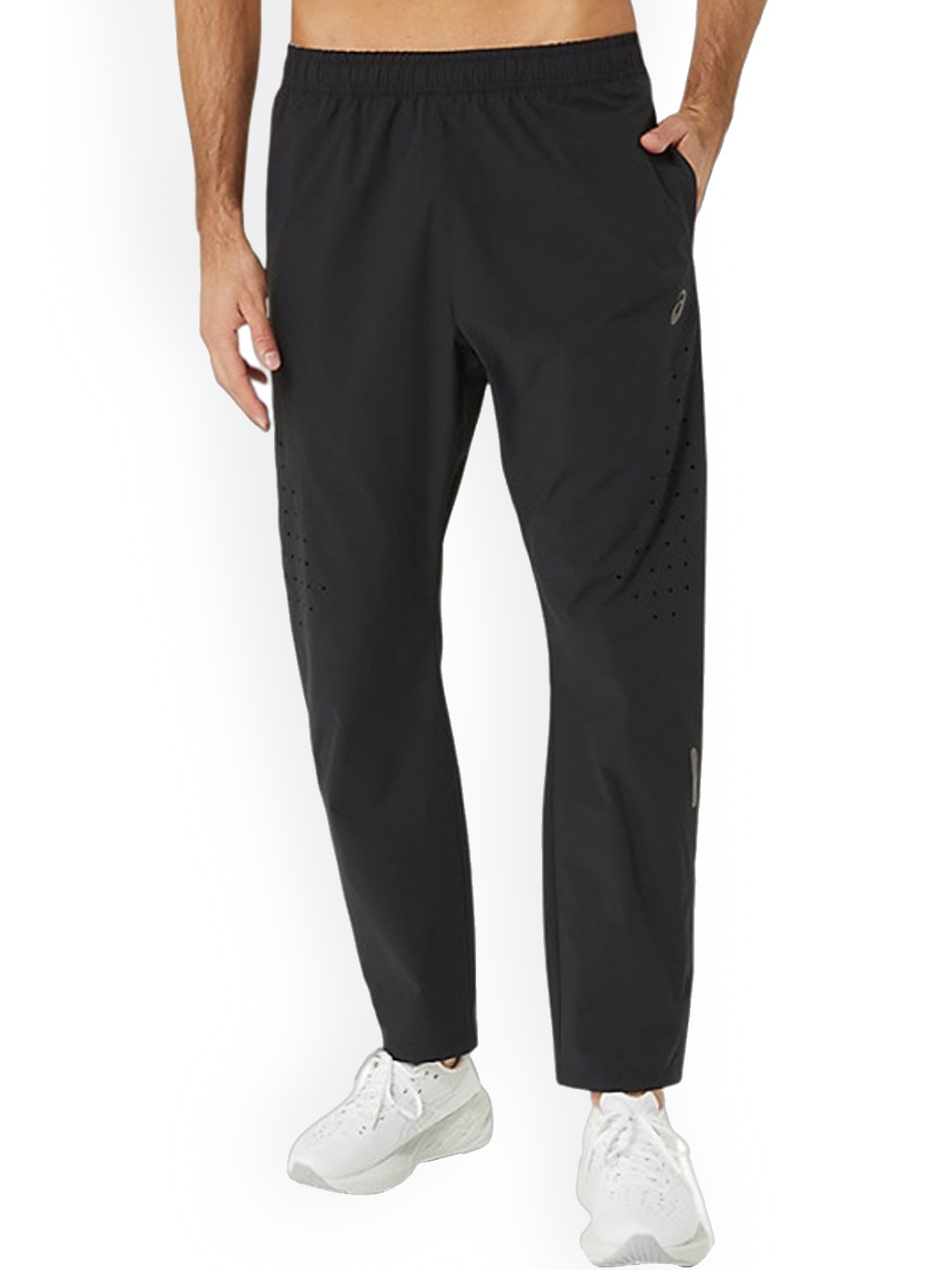 

ASICS Actibreeze Men Light Weight Mid-Rise Sports Track Pants, Black