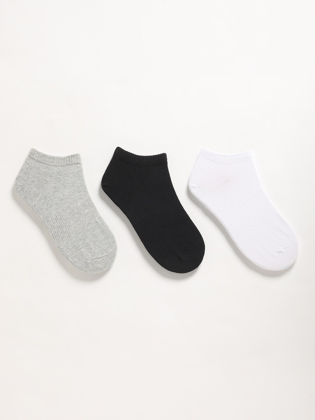 

THE BEAR HOUSE Pack Of 3 Assorted Ankle-Length Socks