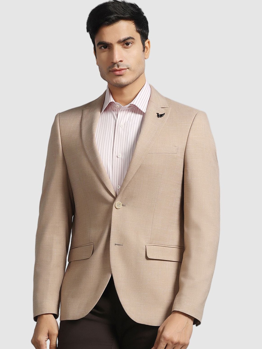 

Blackberrys Slim-Fit Single Breasted Blazer, Beige