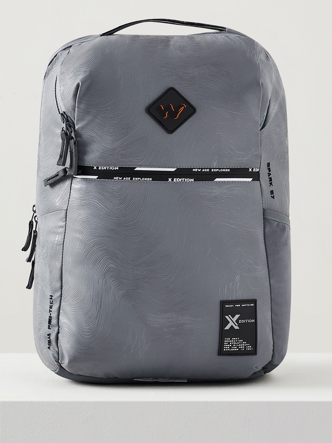 

Wildcraft Unisex Padded Backpack Up to 18 inch, Grey