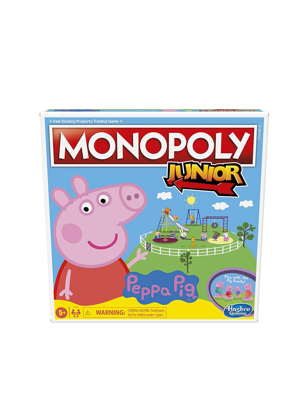 

MONOPOLY Peppa Pig Edition Monopoly Junior Game, Blue