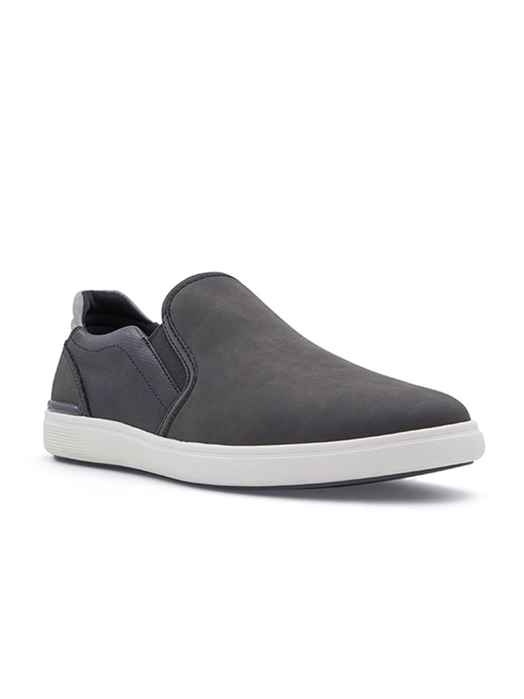 

ALDO Men Contrast Sole Slip-On Sneakers, Black