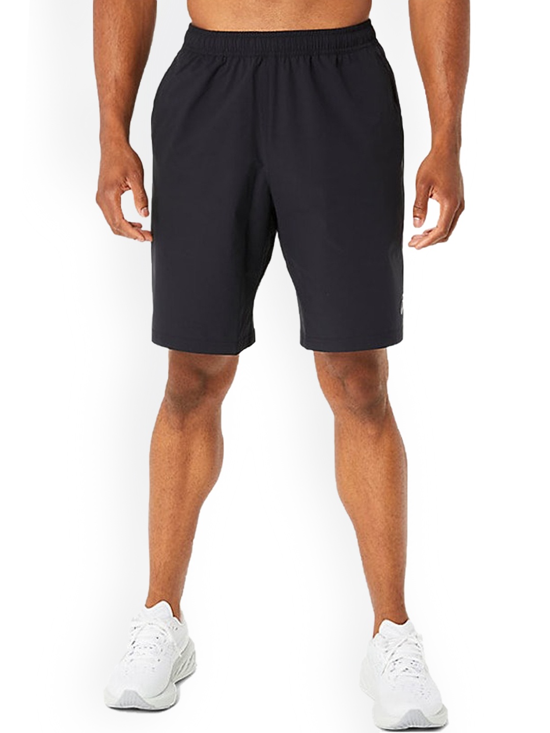 

ASICS Men 9In Light Weight Woven Mid-Rise Sports Shorts, Black