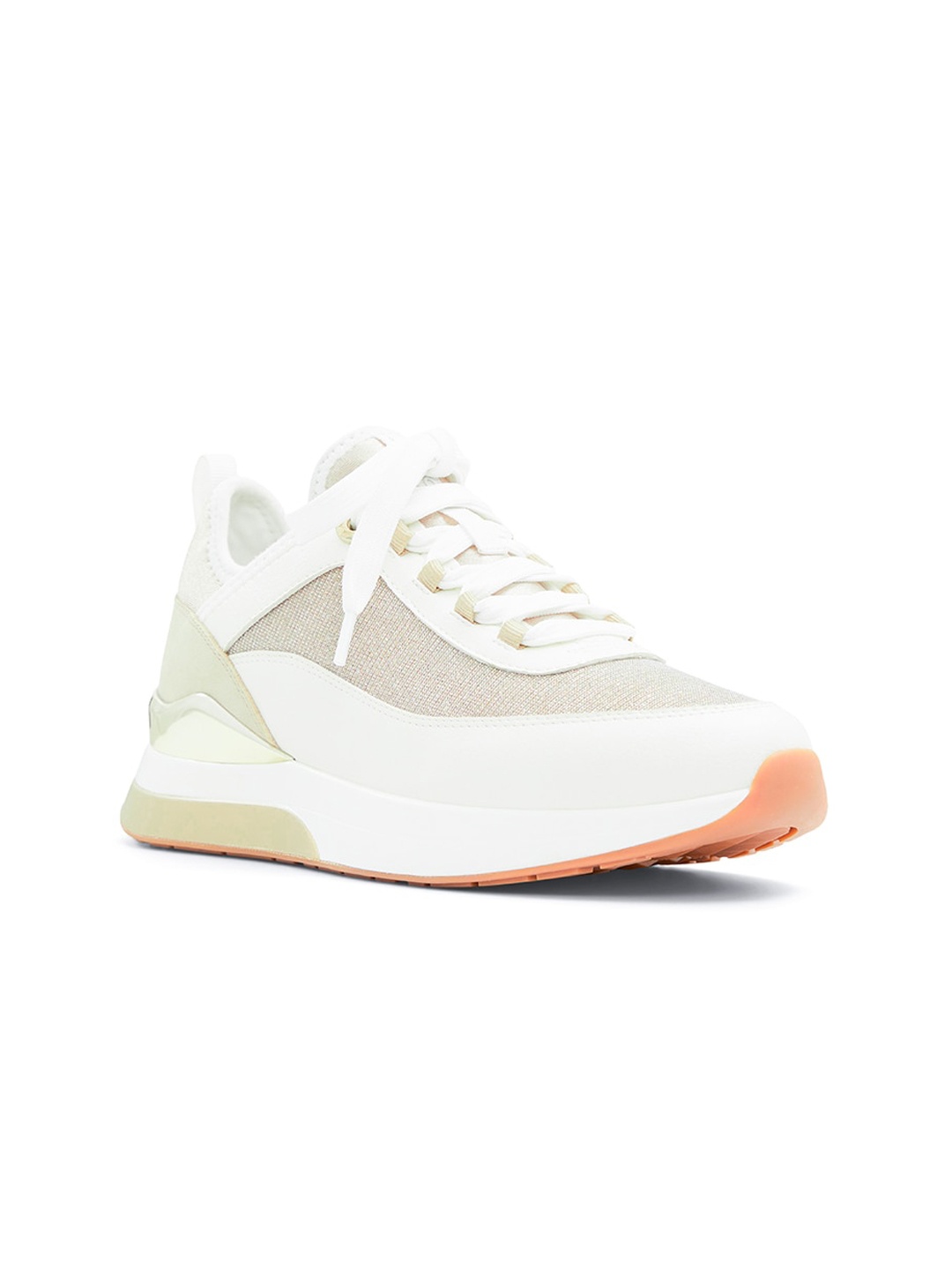 

ALDO Women Round Toe Sneakers, Champagne
