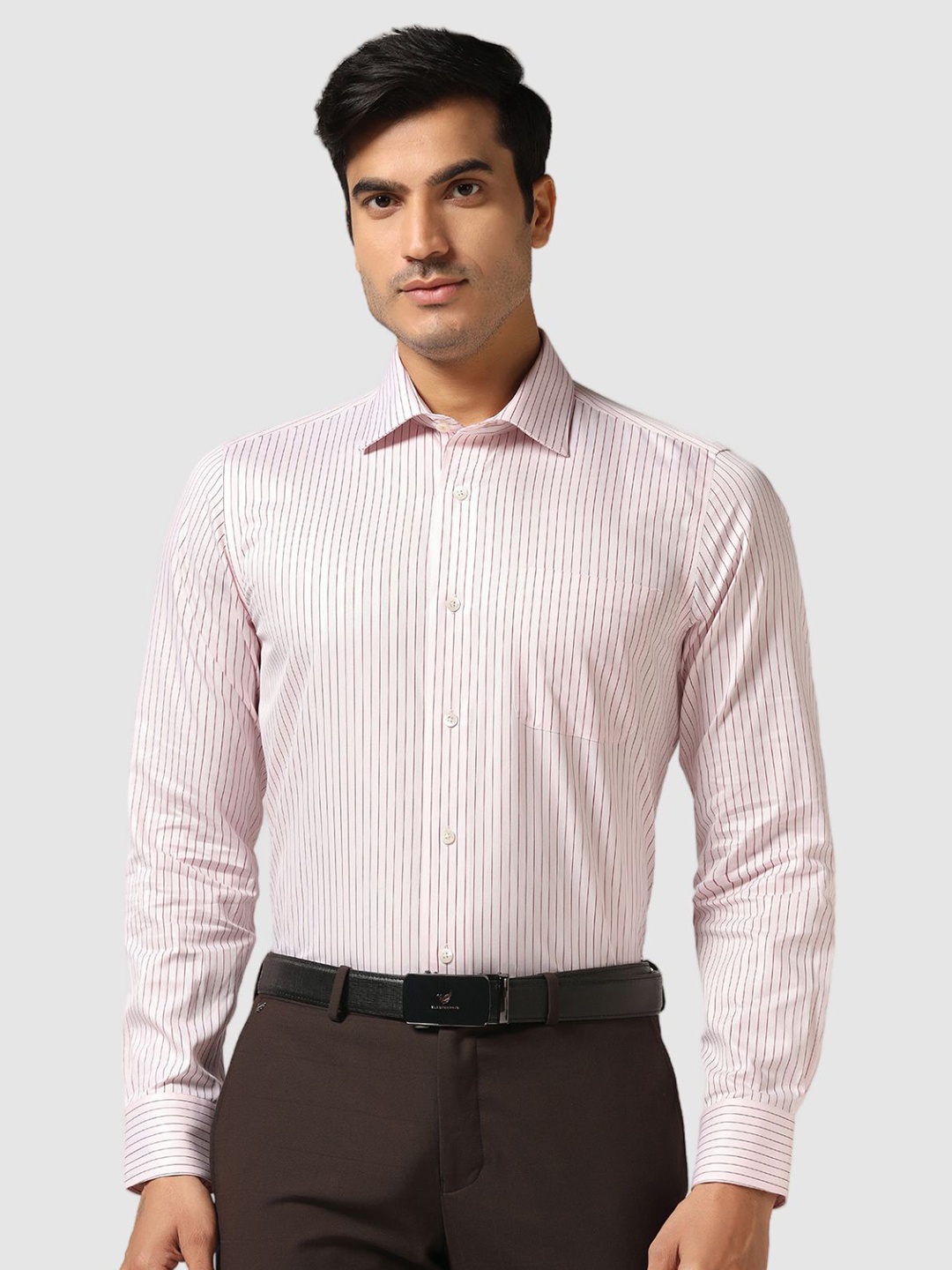 

Blackberrys Men Luxe Slim Fit Formal Shirt, Pink