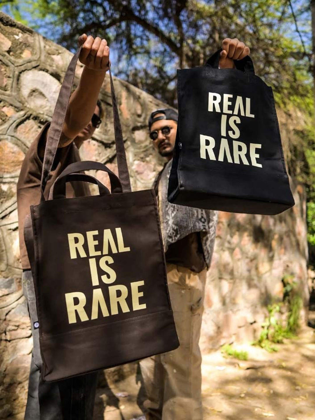 

Primegear Typography Printed Structured Tote Bag, Brown