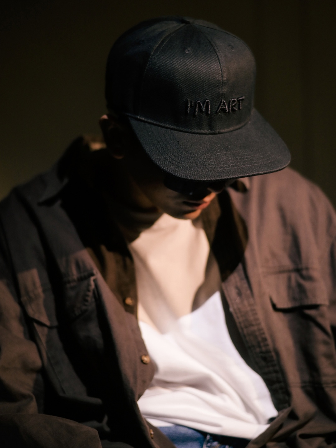 

Primegear Unisex Embroidered Baseball Cap, Black
