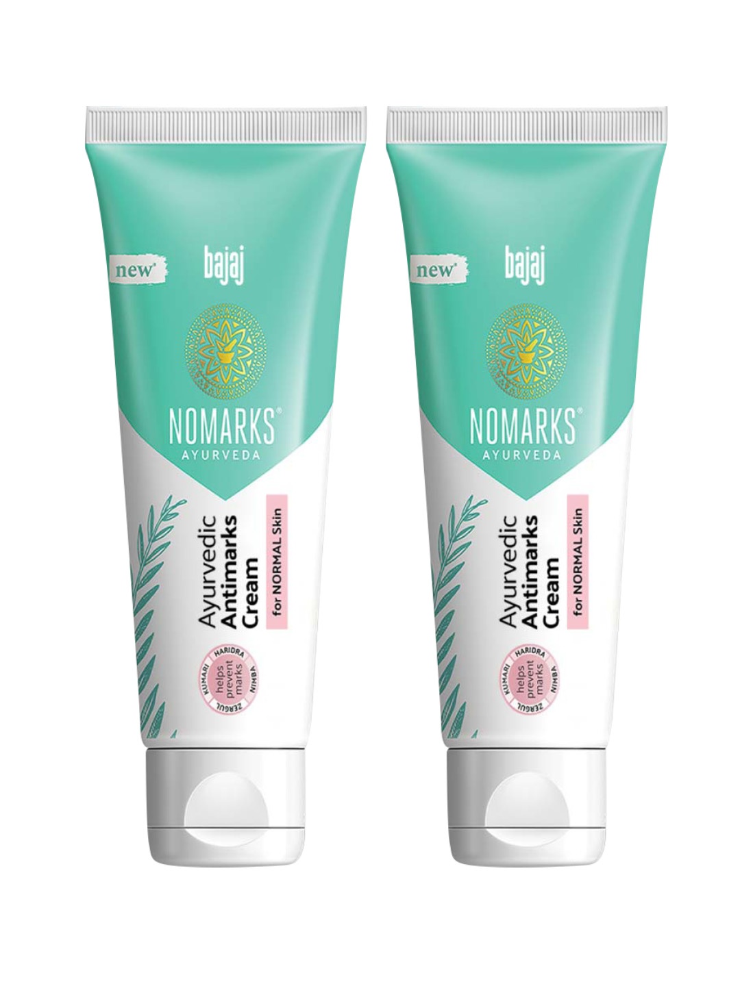 

BAJAJ CONSUMER CARE Set of 2 Nomarks Ayurvedic Antimarks Cream - 50 g Each, Sea green