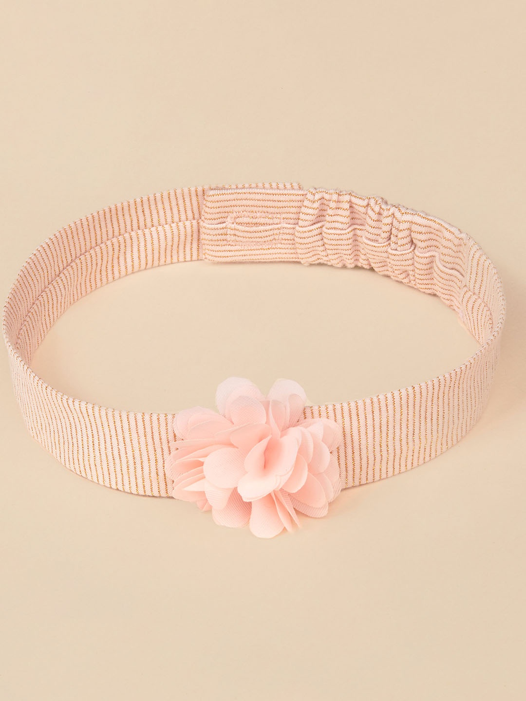 

mothercare Girls Striped Bandana Headband, Pink