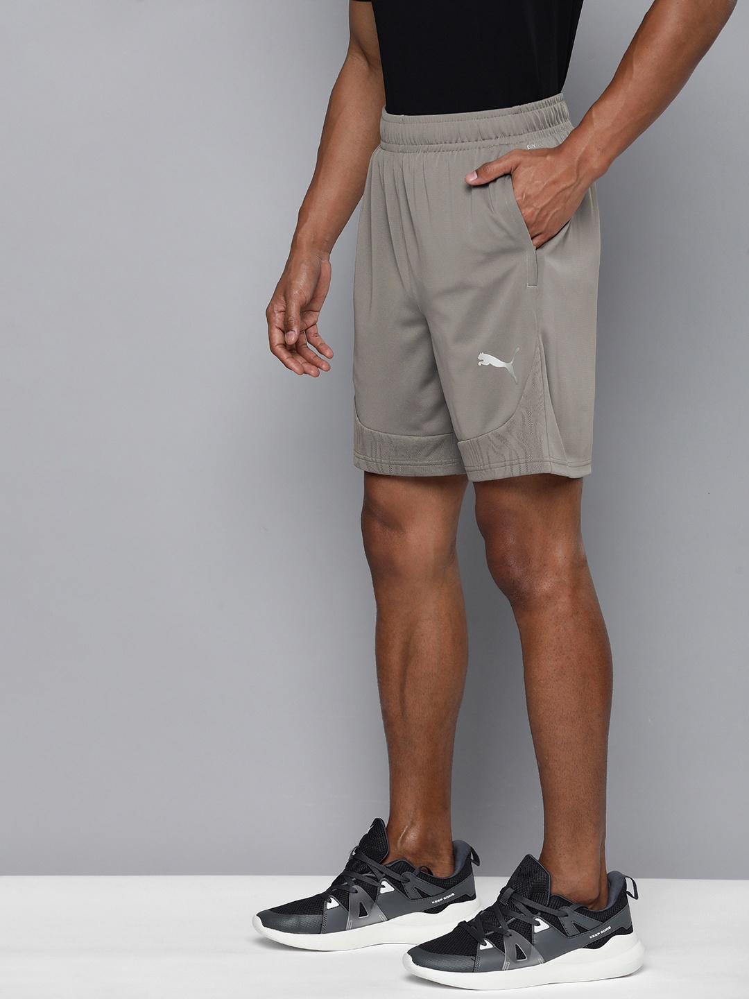 

Puma Men Slim Fit TeamFINAL Football Training Shorts, Grey