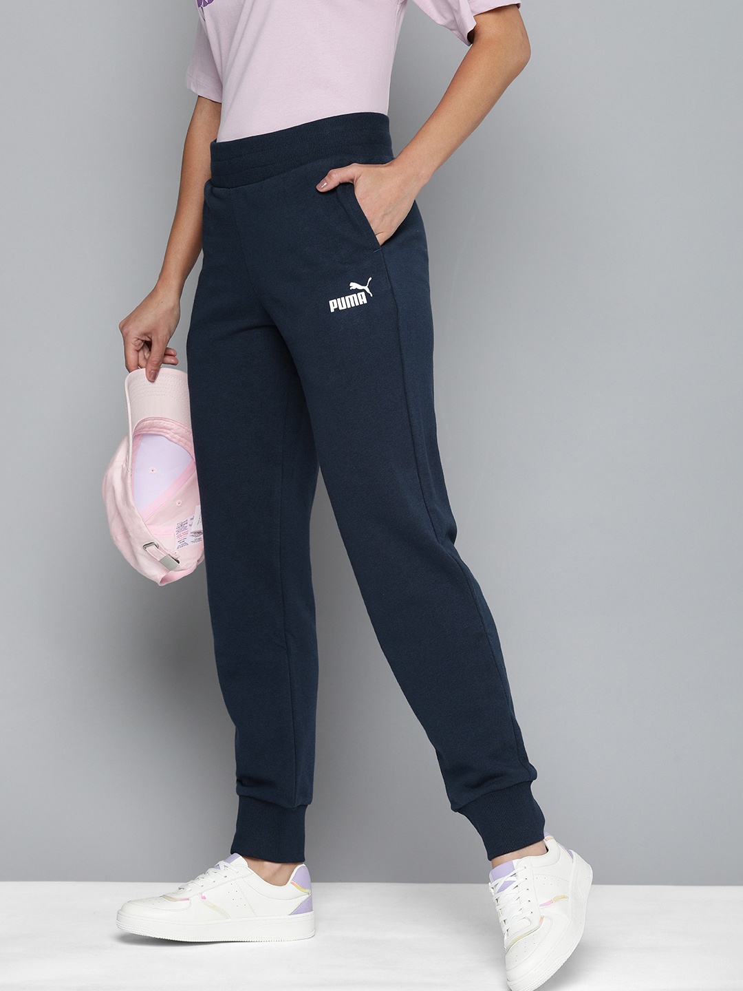

Puma Women Logo Joggers, Navy blue