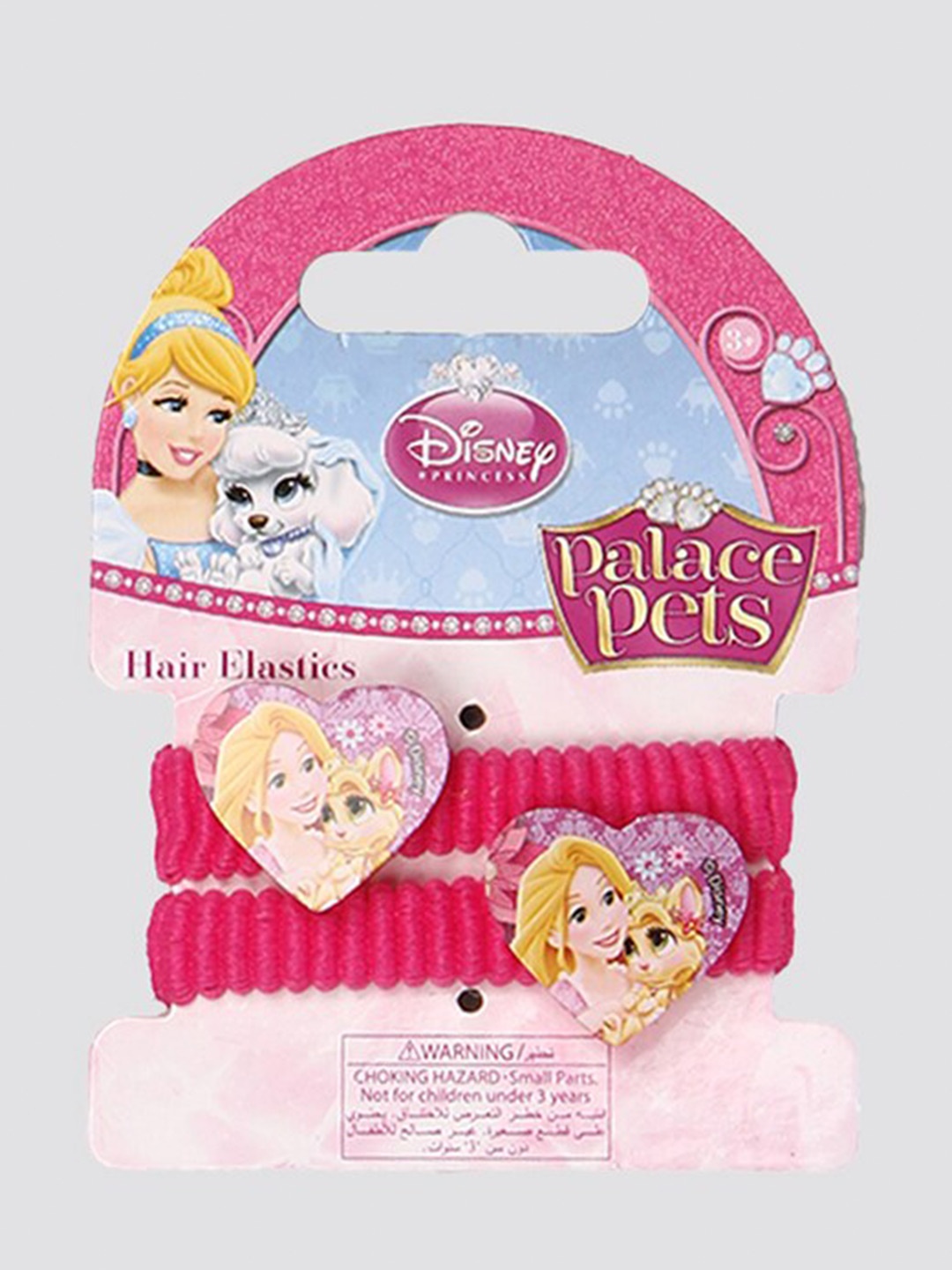 

mothercare Girls Disney Princess Printed Ponytail Holders, Pink