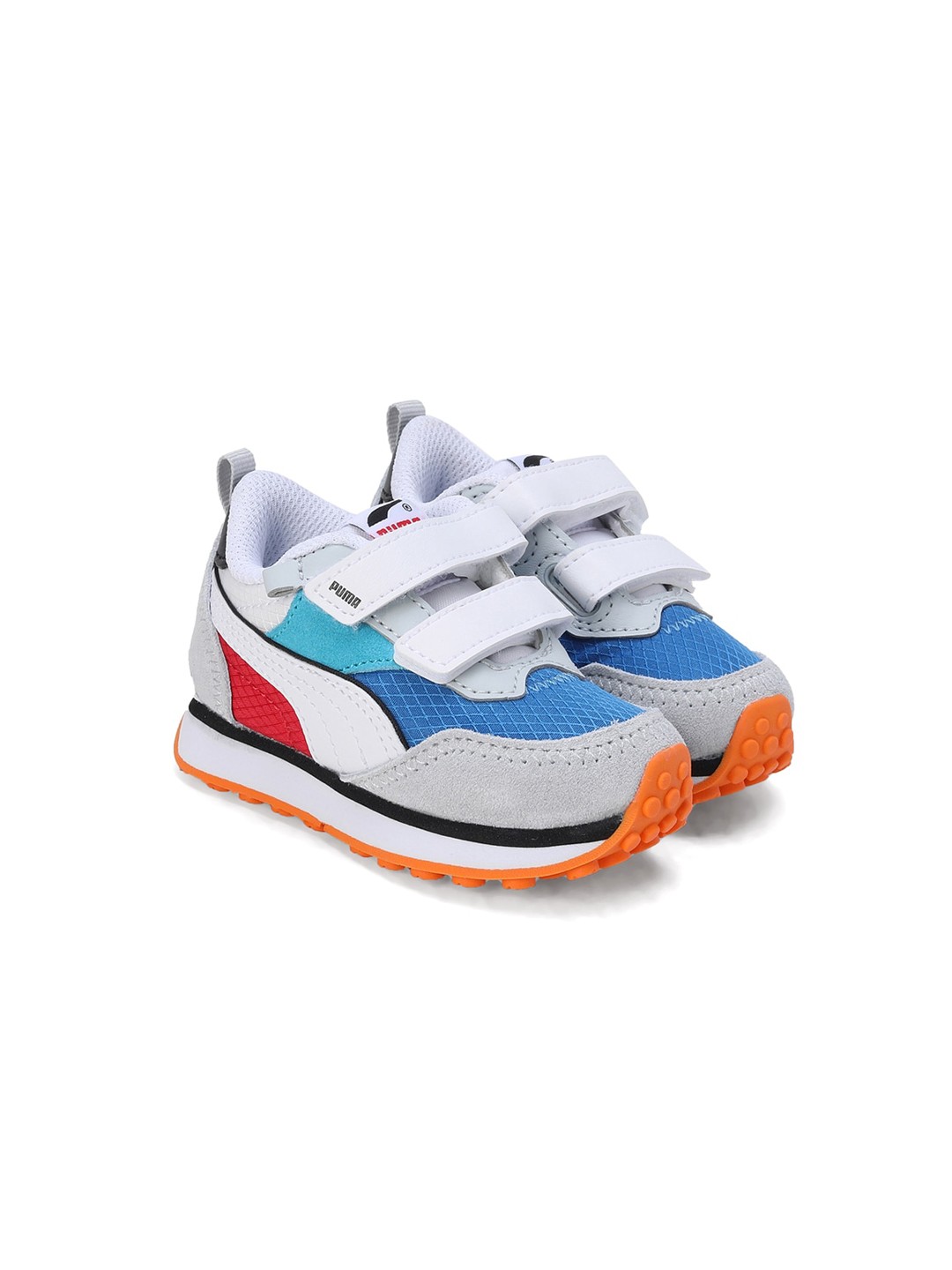 

Puma Rider FV Future Vintage Kids Patterned Velcro Casual Sneakers, White