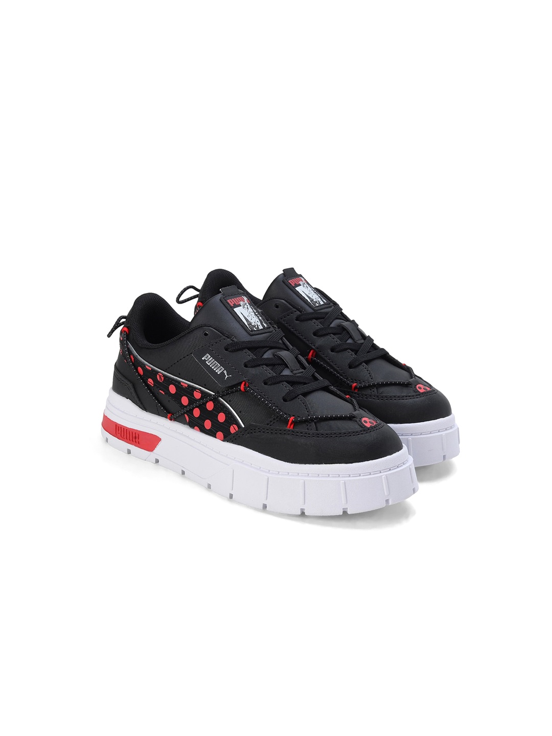 

PUMA x MIRACULOUS Girls Mayze Stack Sneakers, Black
