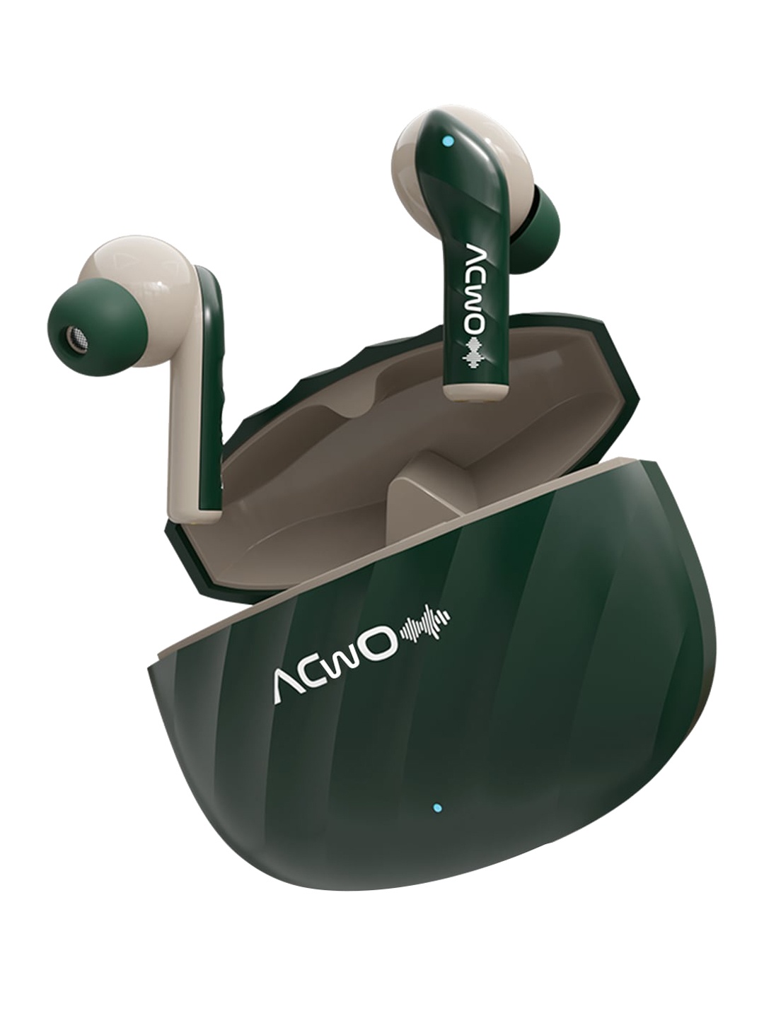 

ACwO DwOTS 525 Seafoam Green 52Hrs Playback TWS ENC Dedicated Bass Mode Earbuds