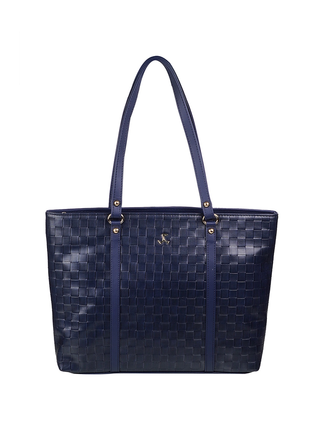 

Mochi Textured Shopper Tote Bag, Navy blue