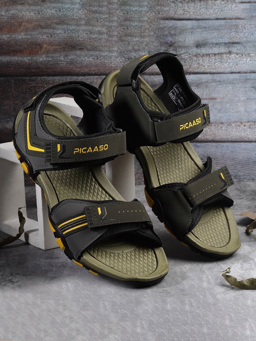 

Airson Men Open Toe Sports Sandals, Olive