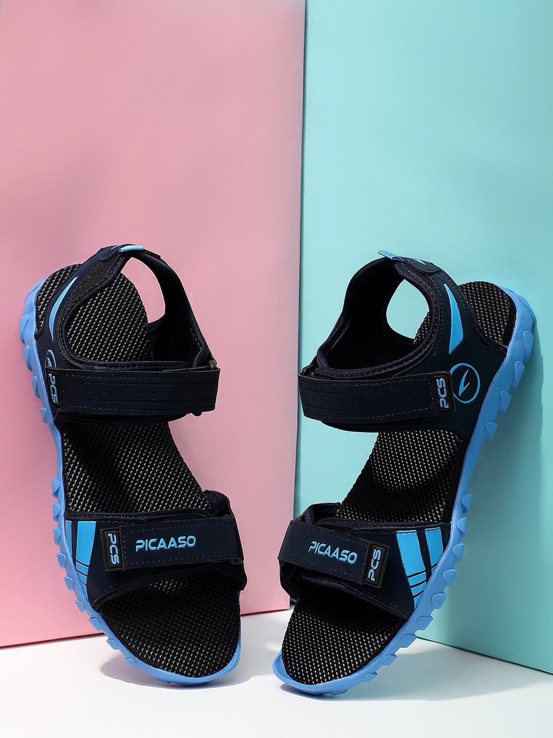 

Airson Men Open Toe Sports Sandals, Navy blue