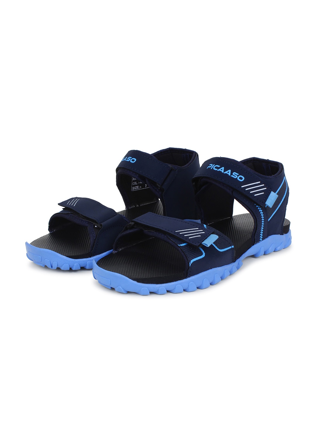

Airson Men Open Toe Sports Sandals, Navy blue