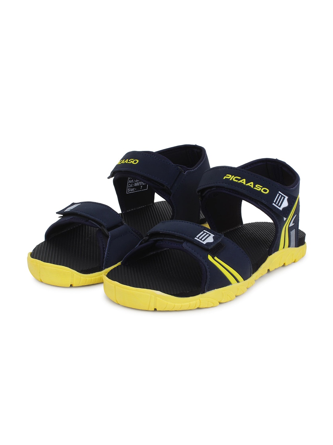 

Airson Men Colourblocked Sports Sandals, Navy blue