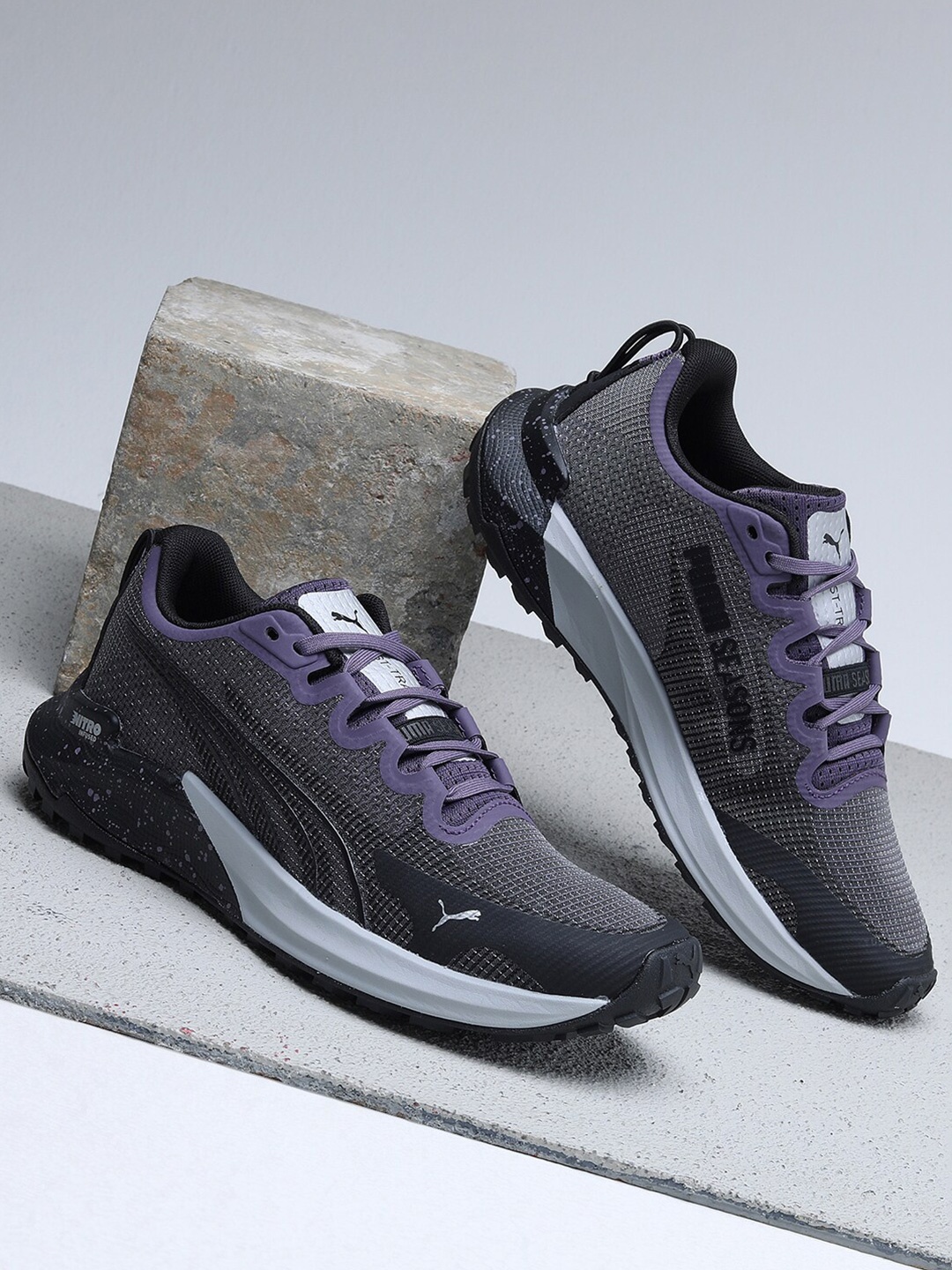 

Puma Women Fast-Trac NITRO Trail Running Shoes, Black