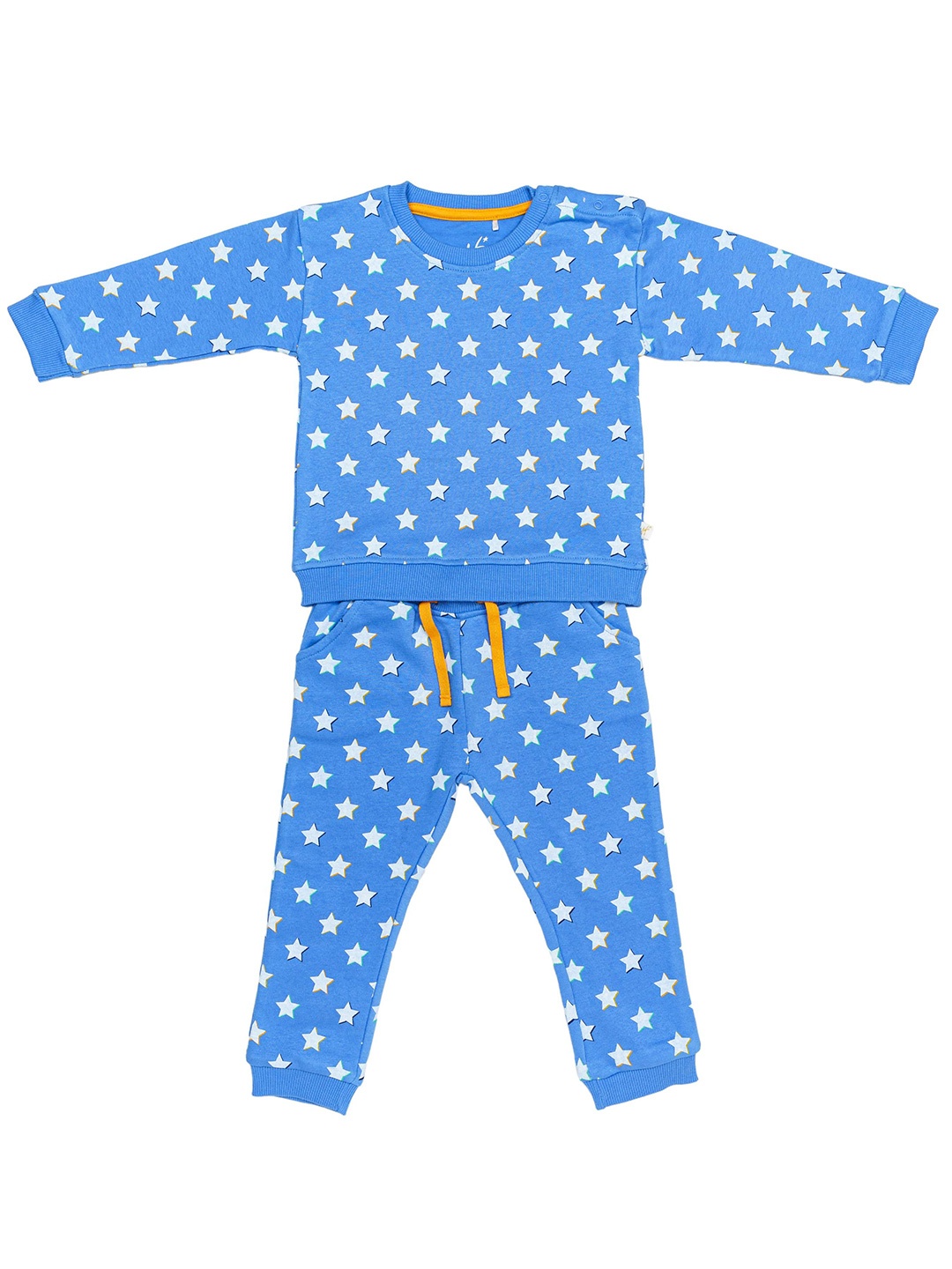 

H By Hamleys Boys Geometric Printed T-shirt with Jogger, Blue