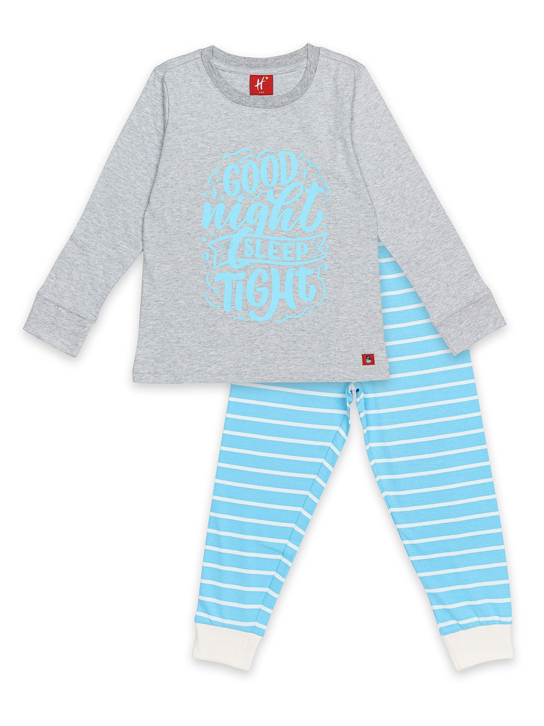 

H By Hamleys Boys Printed Pure Cotton T-shirt with Joggers, Blue