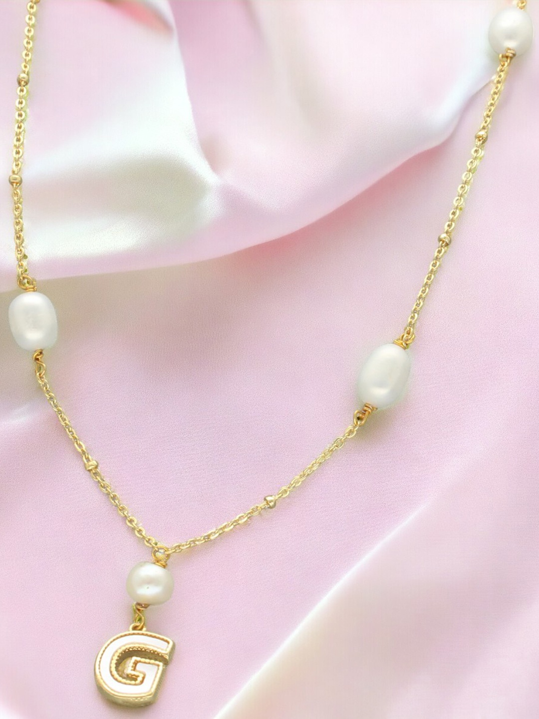 

Sri Jagdamba Pearls Dealer Gold-Plated Beaded Necklace