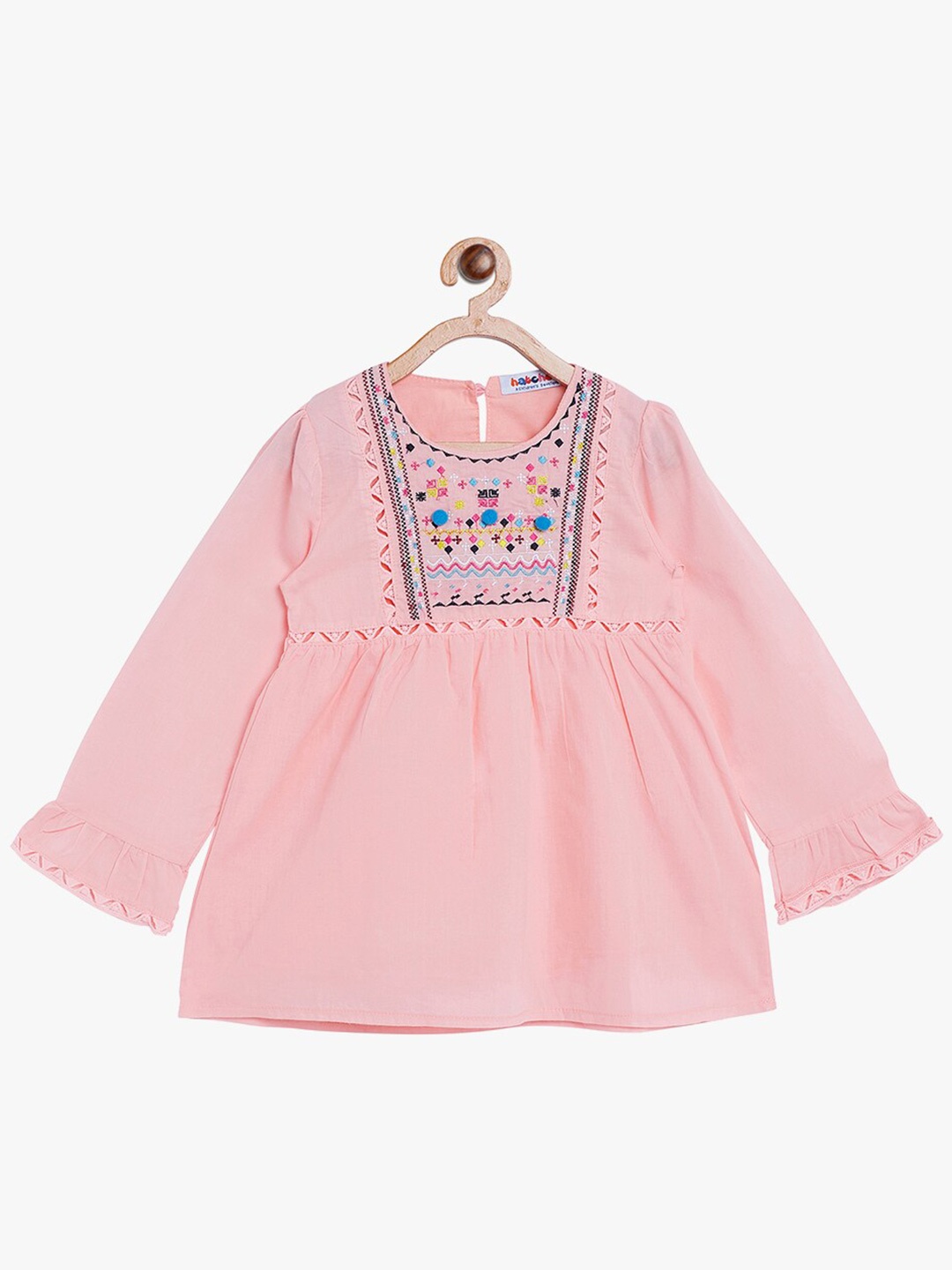 

BAESD Girls Opaque Casual Shirt, Peach