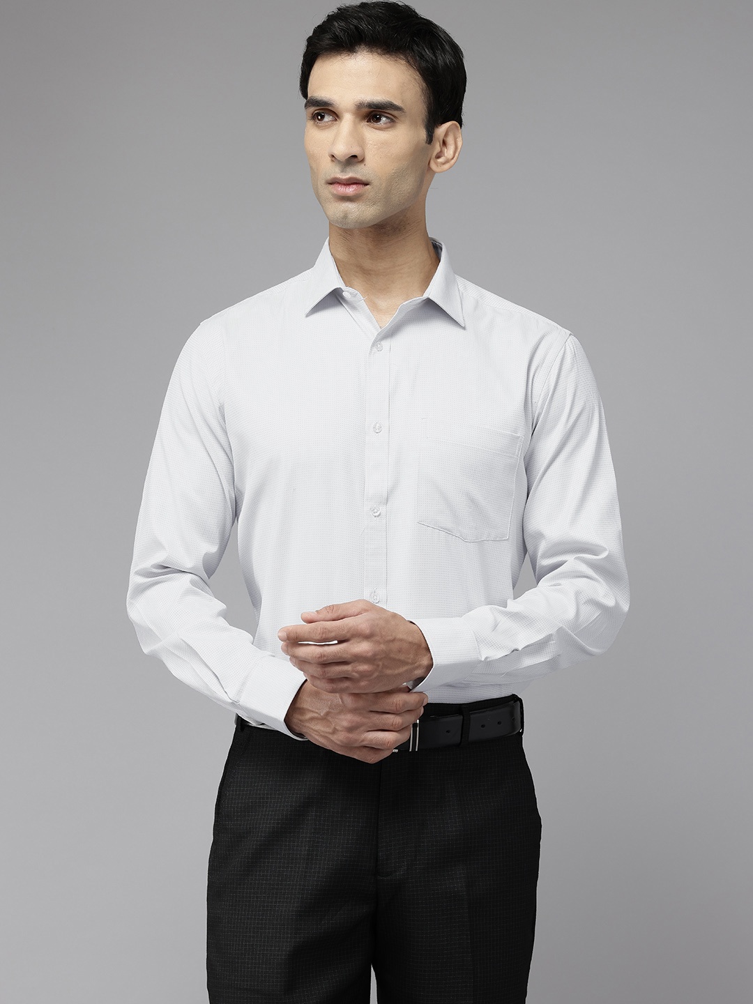 

Park Avenue Slim Fit Formal Shirt, Grey