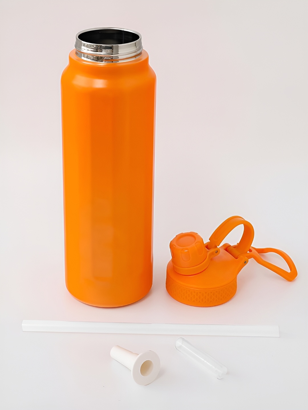 

Kuber Industries Orange Stainless Steel Water Bottle 950ml