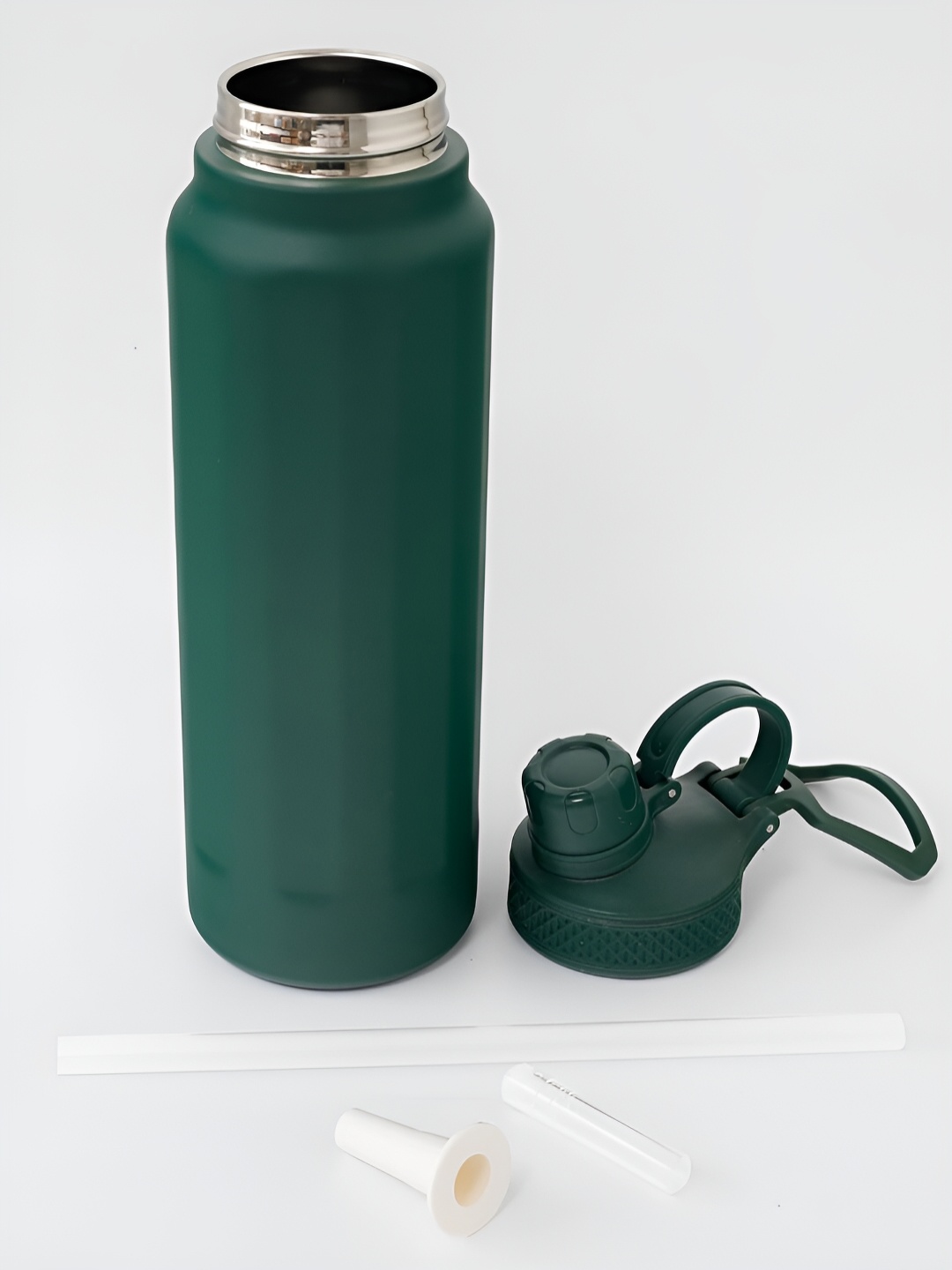 

Kuber Industries Green Stainless Steel Sipper Water Thermos Flask 950 ml