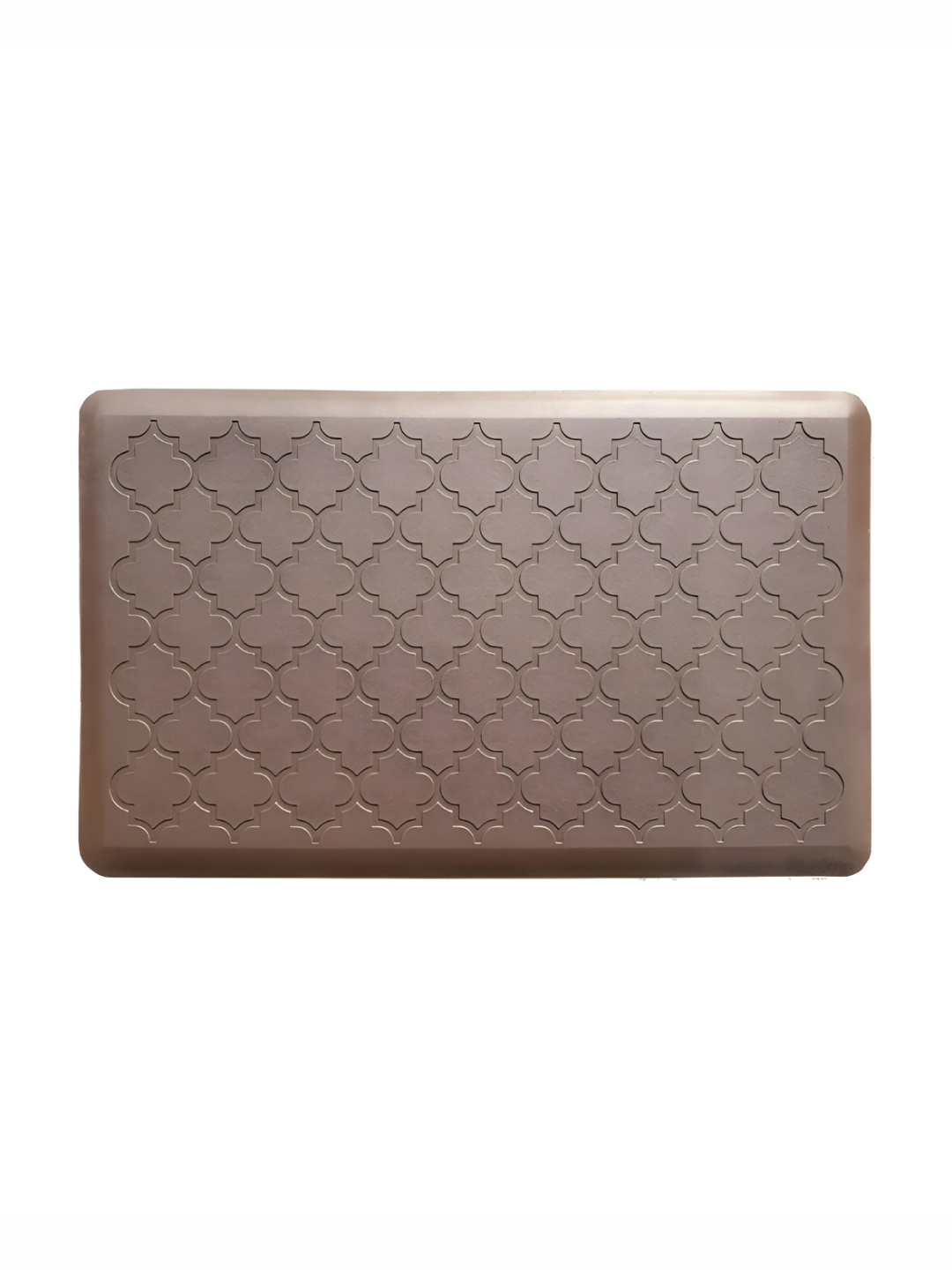 

LUXEHOME INTERNATIONAL Brown Self-Designed Anti-Skid Doormat