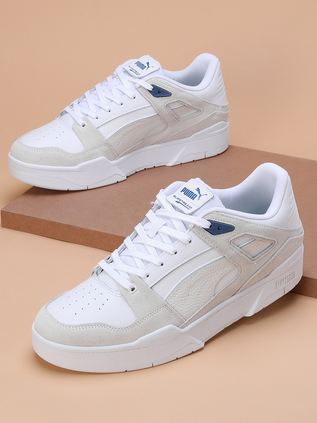 

Puma Unisex Slipstream Pop Sneakers, White