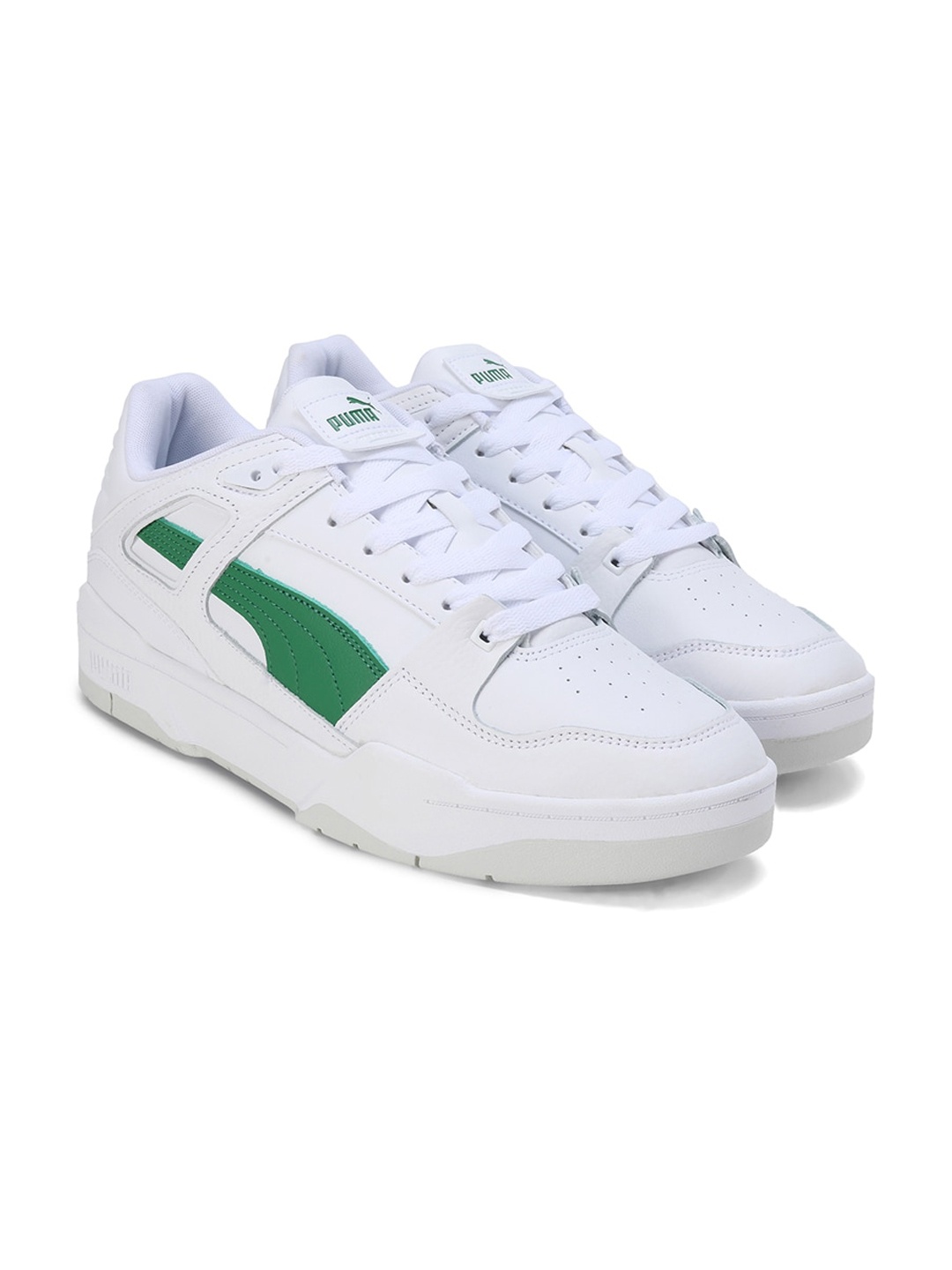 

Puma Unisex Slipstream Leather Sneakers, White