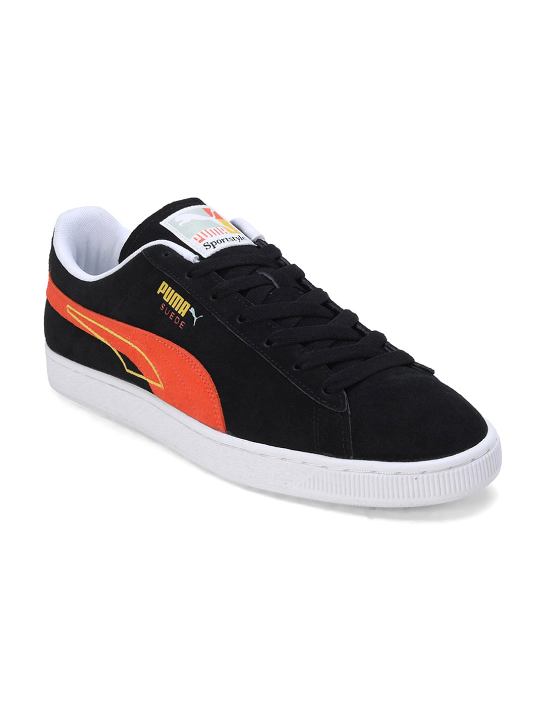 

Puma Unisex Suede Brand Love Sneakers, Black