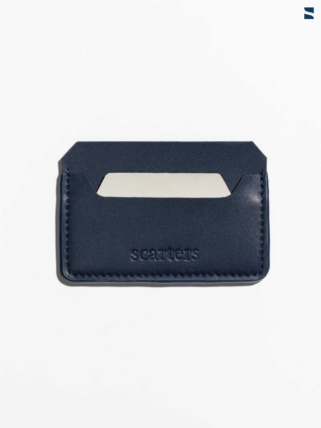 

scarters Men Textured Card Holder, Blue