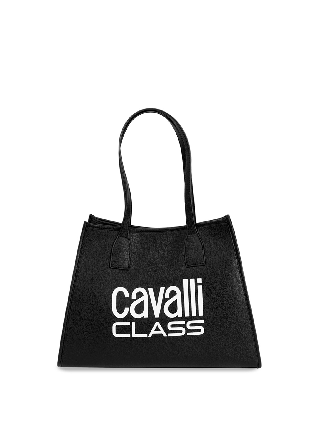 

Cavalli Class Printed Shopper Tote Bag, Black