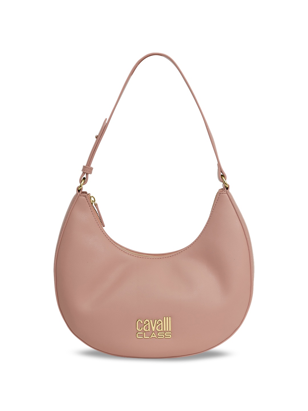 

Cavalli Class Half Moon Hobo Bag, Pink