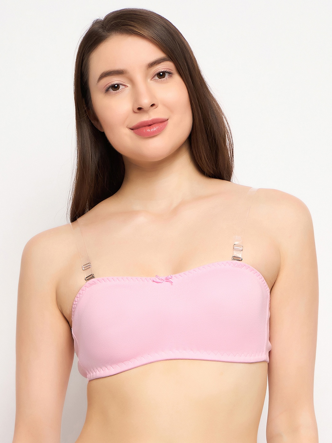 

Clovia Non-Padded Cotton Everyday Bra - Full Coverage, Pink