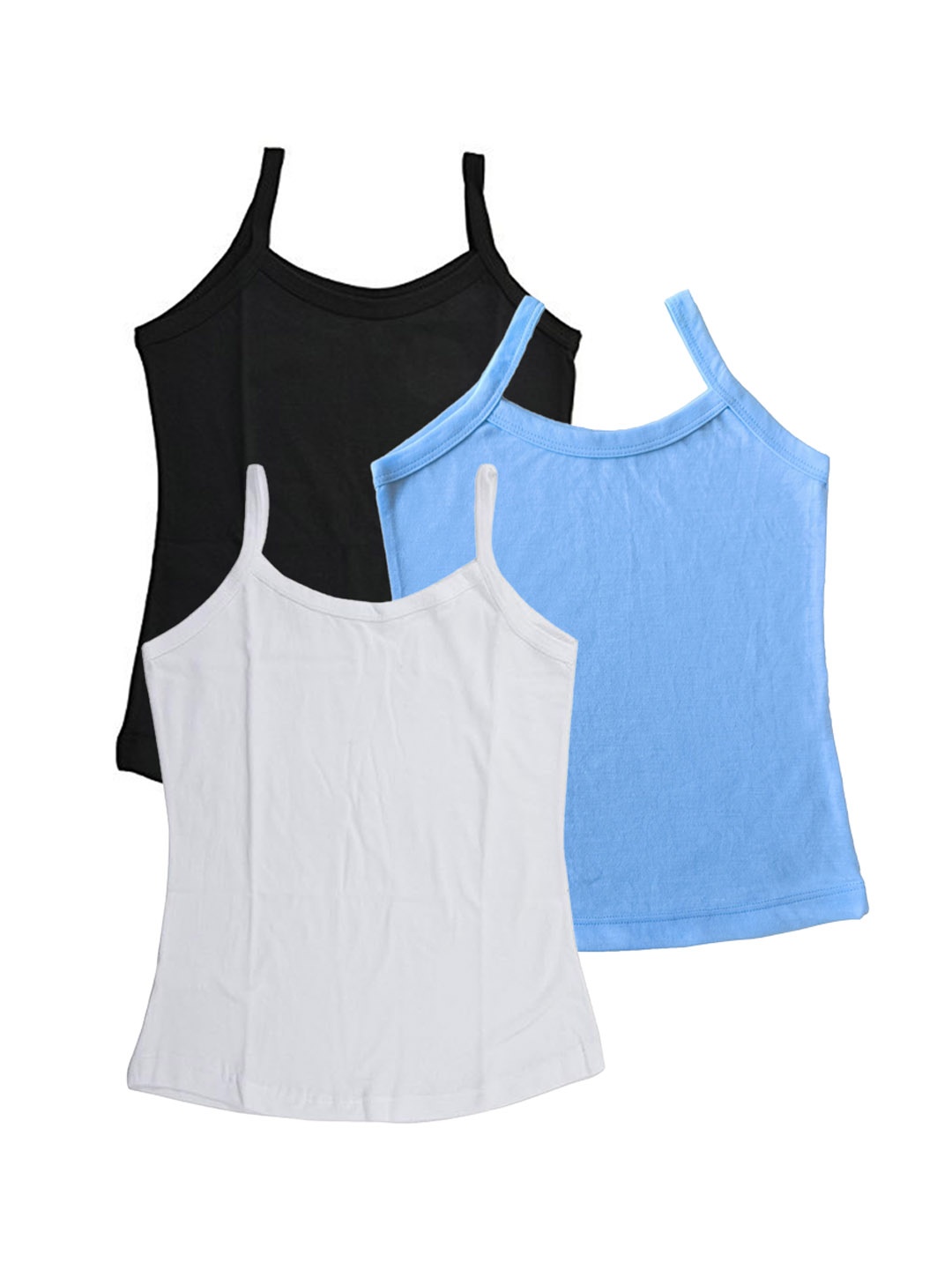

BAESD Girls Pack Of 3 Assorted Cotton Camisoles