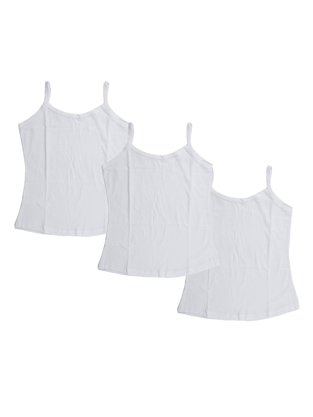

BAESD Girls Pack Of 3 Assorted Cotton Camisoles