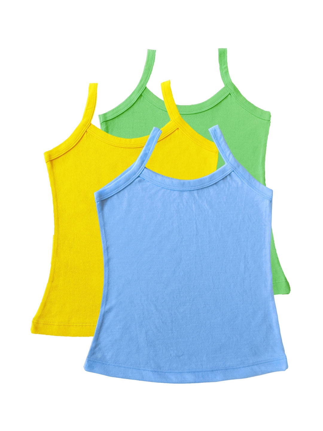 

BAESD Girls Pack Of 3 Assorted Cotton Camisoles