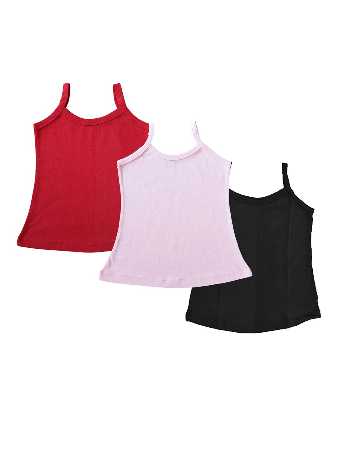 

BAESD Girls Pack Of 3 Assorted Cotton Camisoles