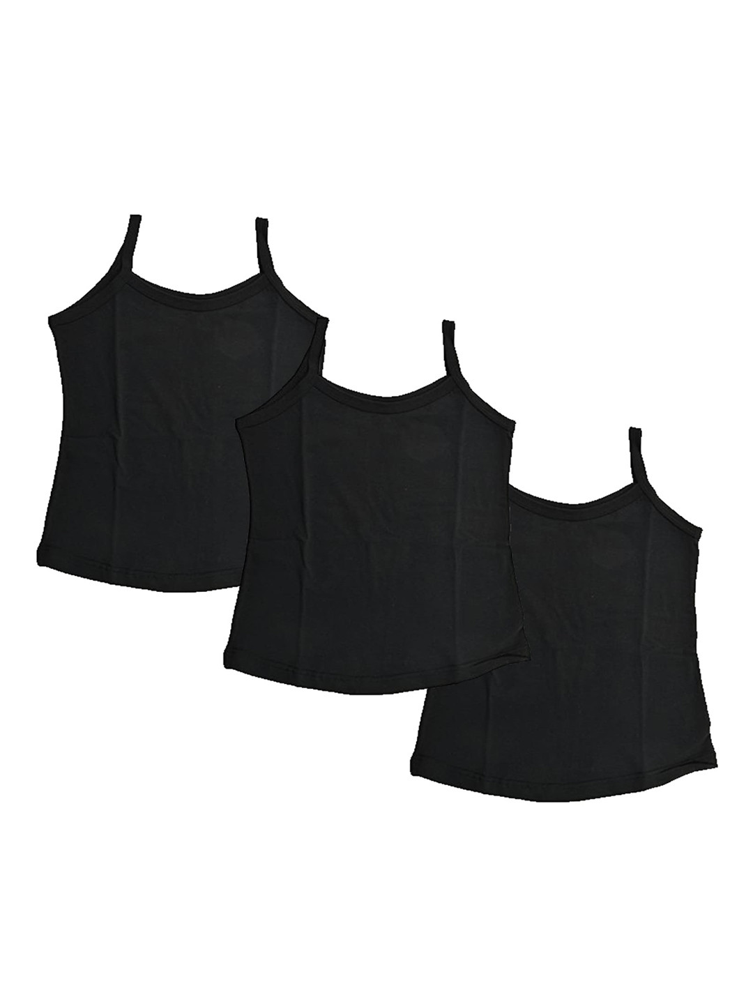 

BAESD Girls Pack Of 3 Assorted Cotton Camisoles